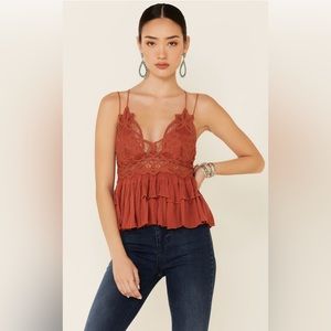 Free People Adella Cami in Copper